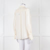 Me + Em Cream Blouse with Jewelled Buttons and Lace Panels