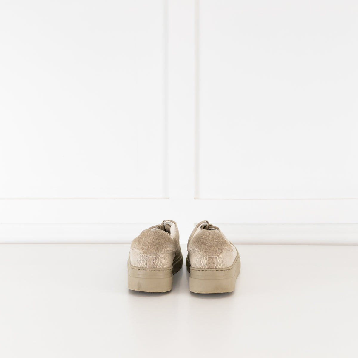 Bogner Beige Canvas Trainers