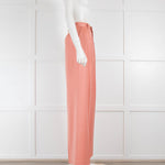 Alice + Olivia Peach Light Wool Trousers