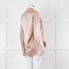 Nanushka Beige Collared Satin Shirt