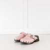 Ganni Pink Leather Clogs