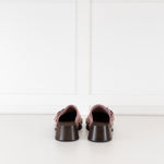 Ganni Pink Leather Clogs