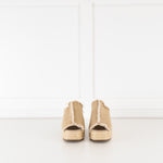 Castaner Beige Canvas Espadrille Mules