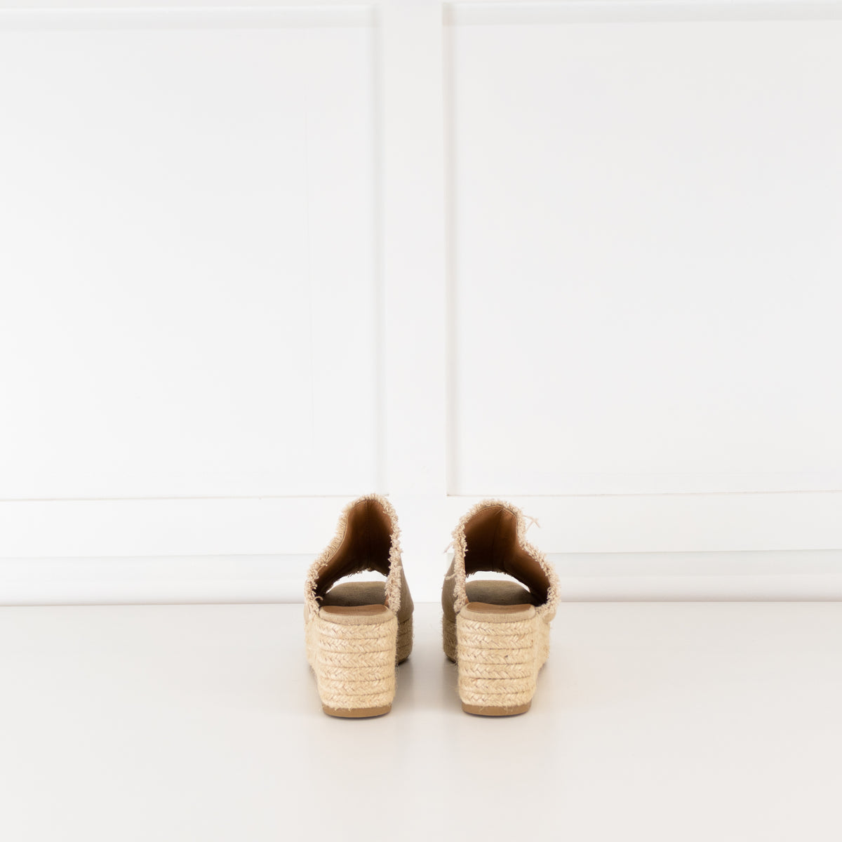Castaner Beige Canvas Espadrille Mules