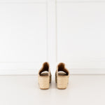 Castaner Beige Canvas Espadrille Mules