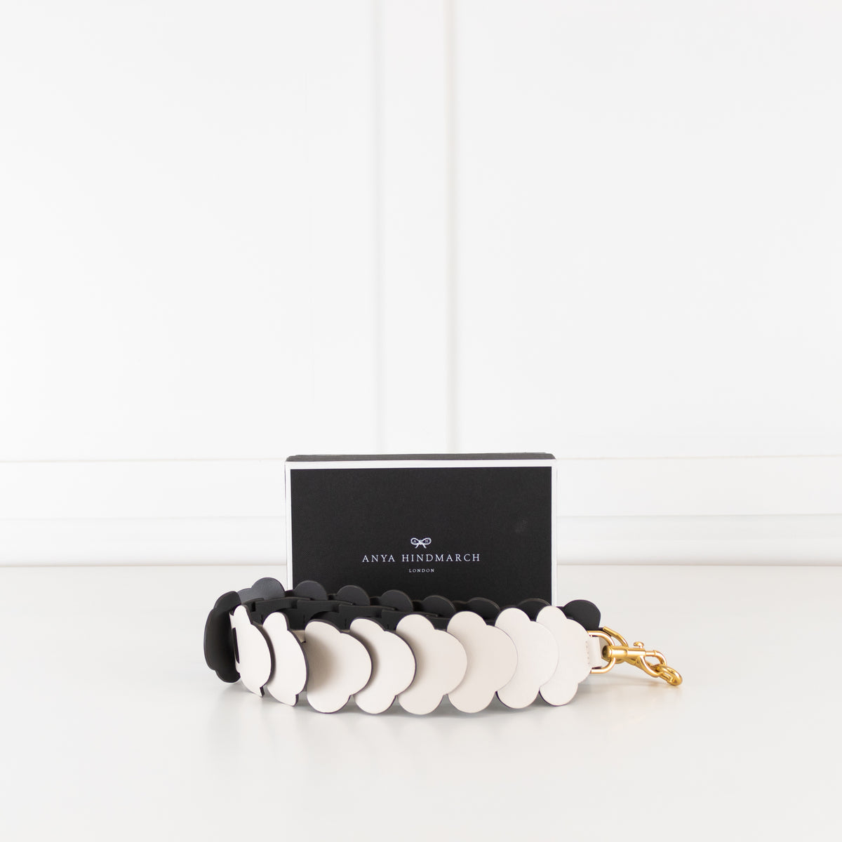 Anya Hindmarch Build a Bag White Cloud Strap