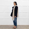 Cashmere & Cotton Oatmeal Knitted Large Scarf