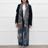 Tonet Grey Fine Patterned Scarf
