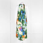 Stine Goya Yellow and Green Floral Sleeveless Dress