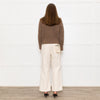 Beatriz Furest Brown Cable Wool Blend Sweater