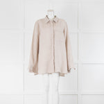 Lafayette 148 Beige Linen Shirt