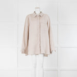 Lafayette 148 Beige Linen Shirt