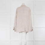 Lafayette 148 Beige Linen Shirt