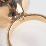 Christain Dior Large Pearl Ring