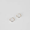 All Blues Almost Polished Sterling Silver Hoop Earrings