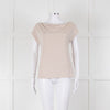 Weekend Max Mara Beige Boat Neck Sleeveless T Shirt