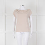 Weekend Max Mara Beige Boat Neck Sleeveless T Shirt