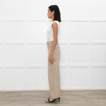 Paige Anessa Beige Flared Trousers