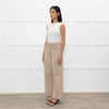 Paige Anessa Beige Flared Trousers