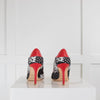 Malone Souliers For Ungaro Red Black Spotty Heels