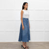 Me + Em Denim Midi Skirt