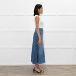 Me + Em Denim Midi Skirt