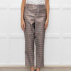 Alice + Olivia Lurex Patterned Ciagrette Trousers