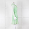 Sandro Pale Green Lace Long Sleeve Short Dress