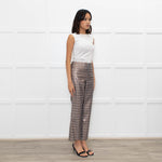 Alice + Olivia Lurex Patterned Ciagrette Trousers