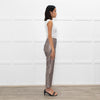 Alice + Olivia Lurex Patterned Ciagrette Trousers