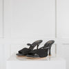 Malone Souliers Black Fabric Strap Heeled Mules