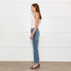 Frame Blue Half Ribbed Hem Denim Trousers