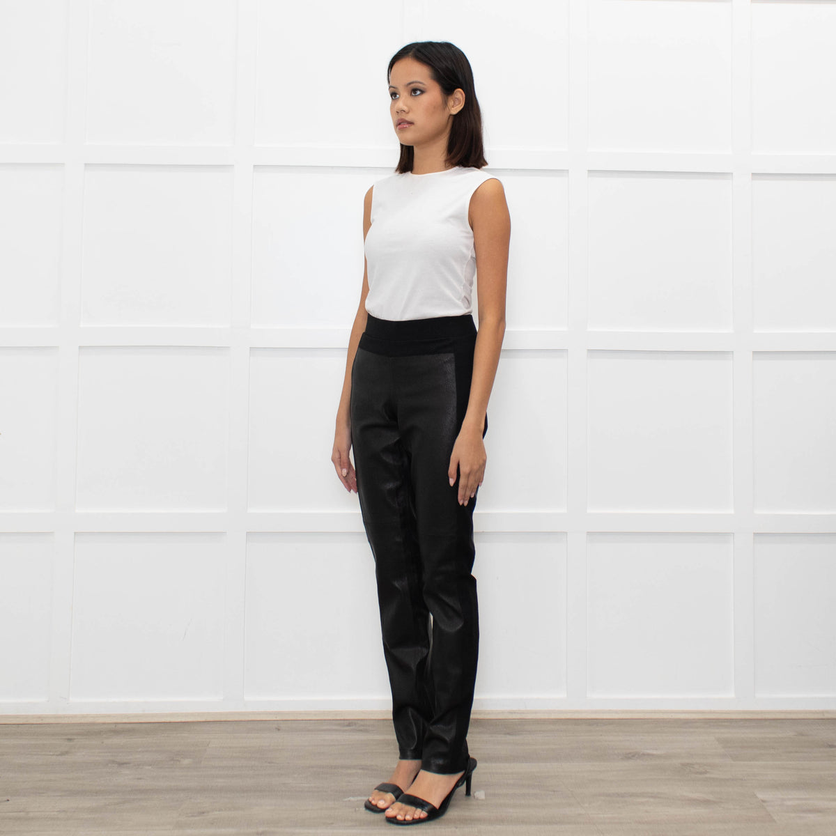 Vince at Bergdorf Goodman Leather Leggings