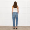 Frame Blue Half Ribbed Hem Denim Trousers