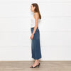 Ba&Sh Blue Denim Pencil Midi Skirt
