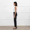 Theory Blue Leather Leggings