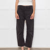 Reiko Grey Cotton Barrel Leg Trousers