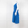 Anaak Cobalt Blue Top Stitch Dress with Tie Waist