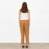 Second Female Tan Elastic Waist Turned Up Trousers