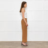Second Female Tan Elastic Waist Turned Up Trousers