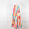 Sundress Rainbow Patchwork Sequin Maxi Dress