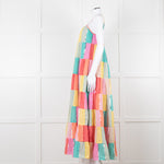 Sundress Rainbow Patchwork Sequin Maxi Dress