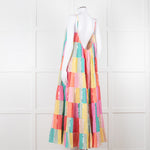 Sundress Rainbow Patchwork Sequin Maxi Dress