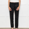 Bella Dahl Black Sheen Draw String Joggers