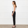 Bella Dahl Black Sheen Draw String Joggers