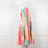 Sundress Rainbow Patchwork Sequin Maxi Dress
