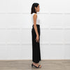 Piazza Sempione Black Tailoured Wide Leg Trousers