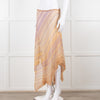 Missoni Orange Toned Sparkle Stretch Midi Skirt