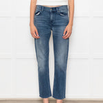 M.I.H Blue Straight Leg Denim Trousers