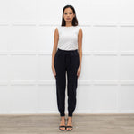 James Perse Navy Jogger Style Trousers